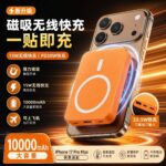 [3C Certified / Airline-Approved] 20,000mAh High-Capacity Magnetic Power Bank with Built-in Cable & Fast Charging (Doubles as Car Charger) cartacs.com