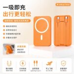 [3C Certified / Airline-Approved] 20,000mAh High-Capacity Magnetic Power Bank with Built-in Cable & Fast Charging (Doubles as Car Charger) cartacs.com