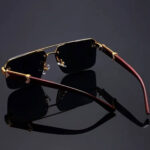 2026 New Metal Rectangular Sunglasses – Anti-Glare & UV-Protective – Suitable for Round and Square Faces cartacs.com
