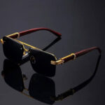 2026 New Metal Rectangular Sunglasses – Anti-Glare & UV-Protective – Suitable for Round and Square Faces cartacs.com