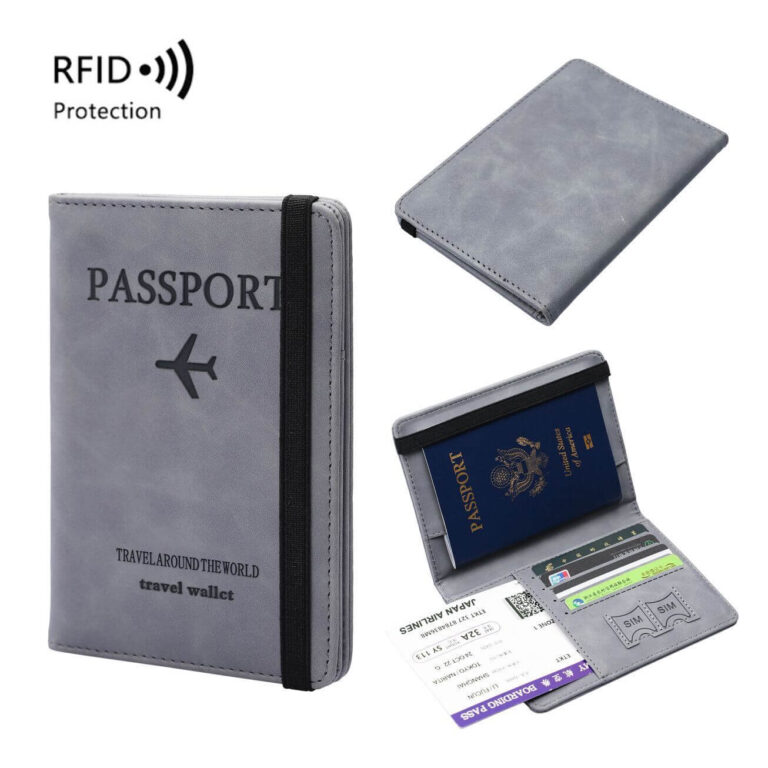 RFID-Blocking Passport and Card Holder – Multifunctional Travel Document Organizer cartacs.com