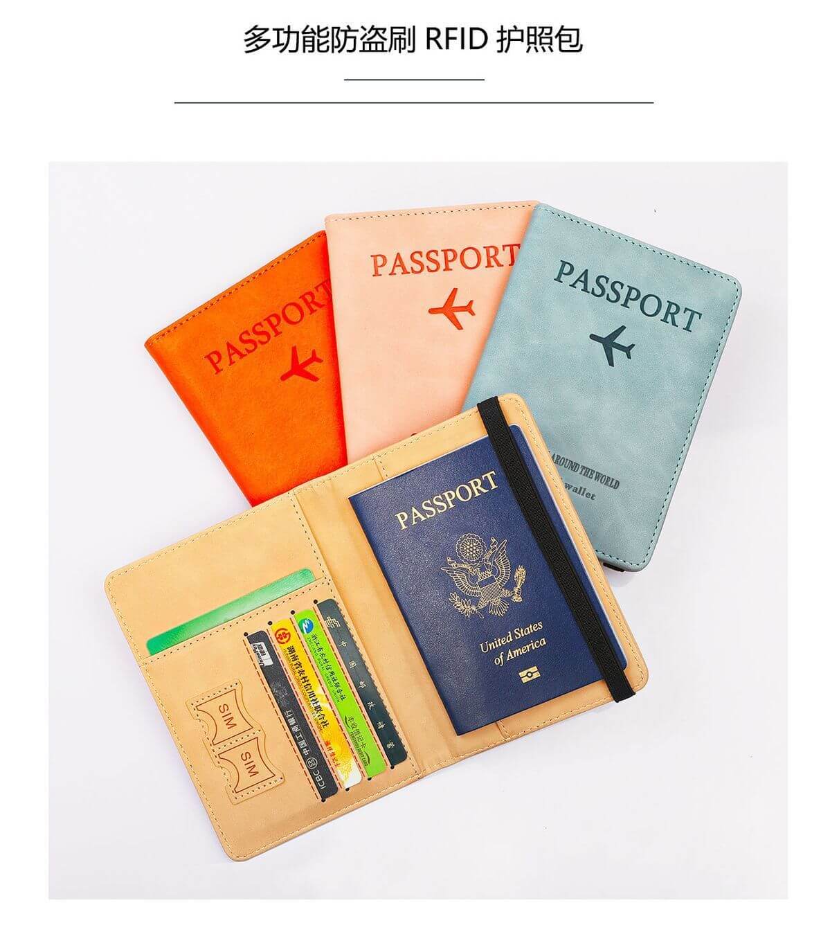 RFID-Blocking Passport and Card Holder – Multifunctional Travel Document Organizer cartacs.com