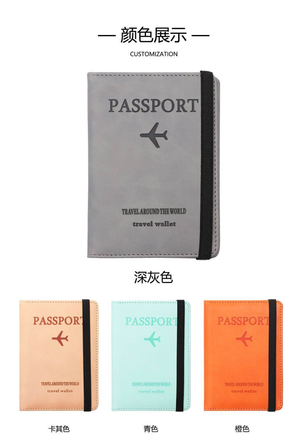 RFID-Blocking Passport and Card Holder – Multifunctional Travel Document Organizer cartacs.com